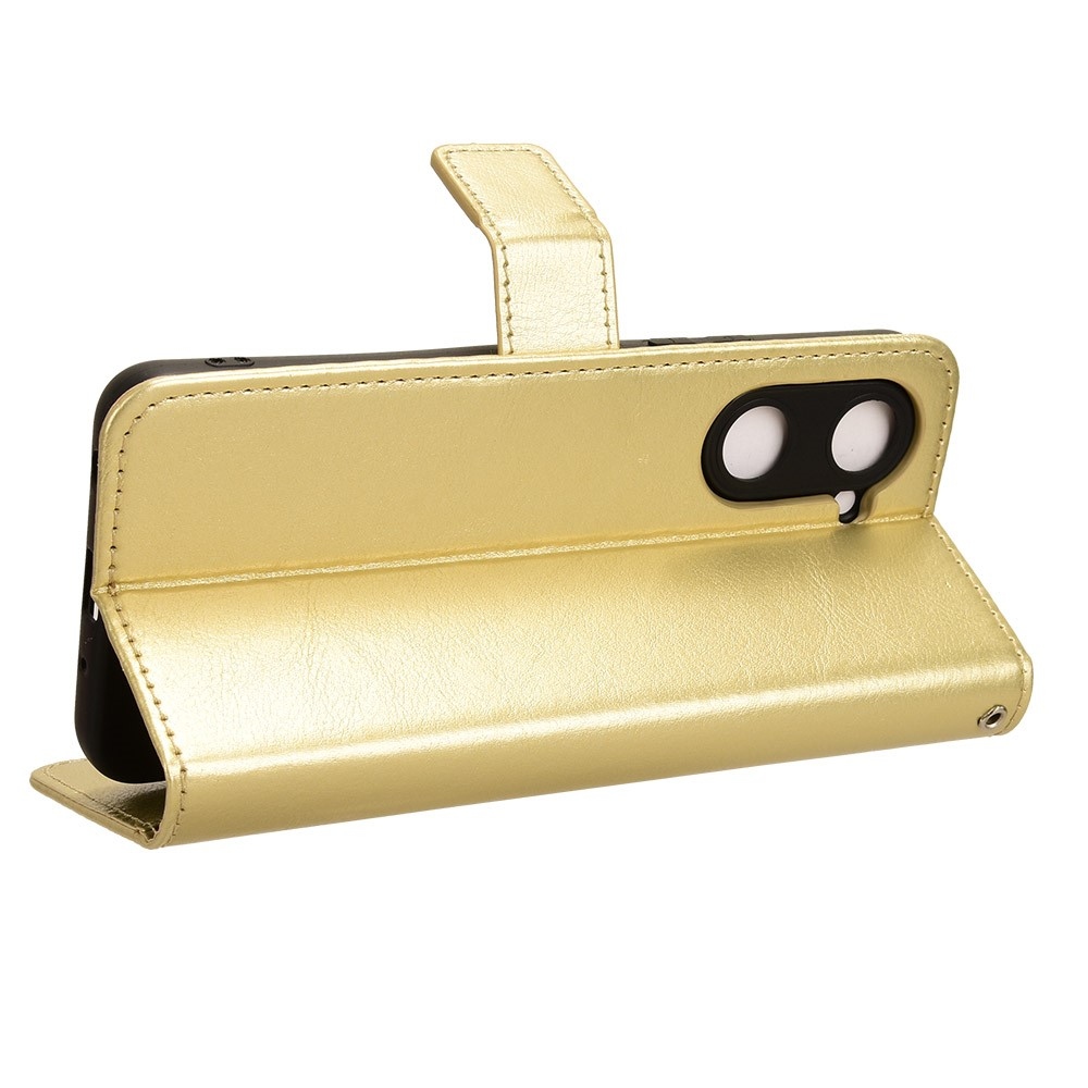 Őrült könyv tok a Vivo Y28s 5G-hez - arany színben