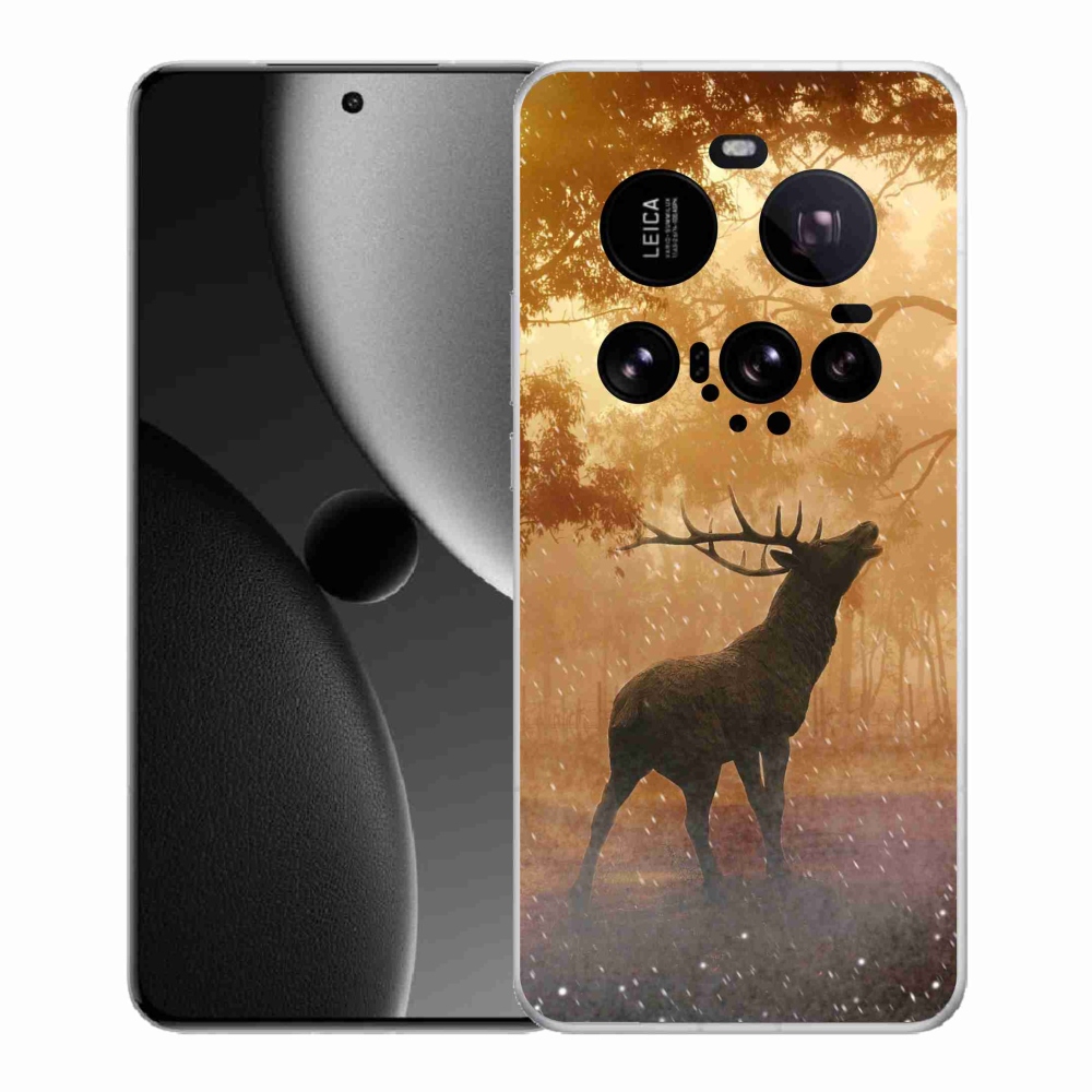 Gél borítás mmCase a Xiaomi 15 Ultra számára - szarvas a szarvasbőgésben