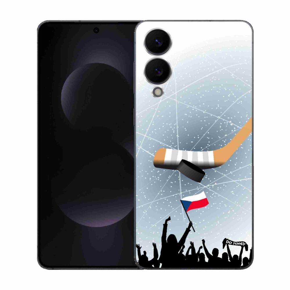 Gél borítás mmCase Samsung Galaxy S25 Edge készülékhez - jégkorong rajongóknak