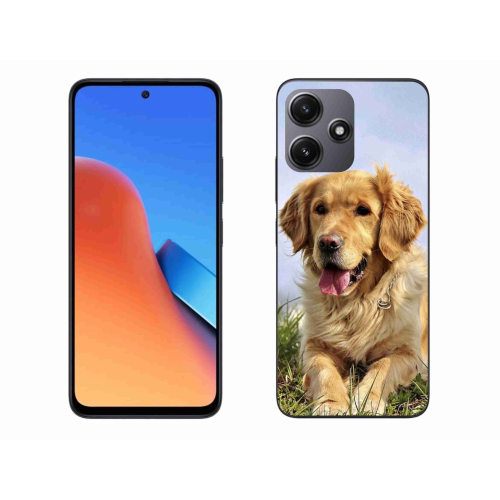 Gél tok mmCase a Xiaomi Redmi 12 5G számára - arany retriever