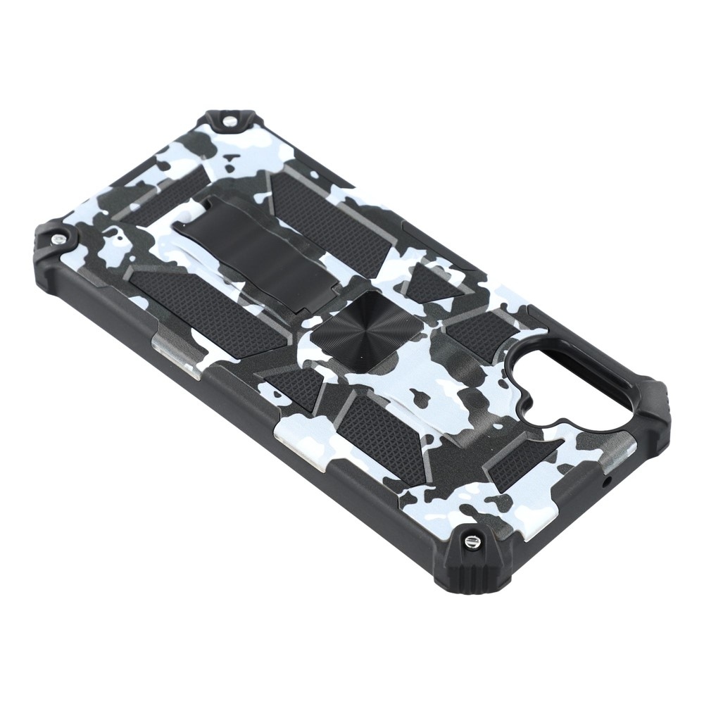 Camouflage tartós borító Samsung Galaxy A07 4G készülékhez - fekete