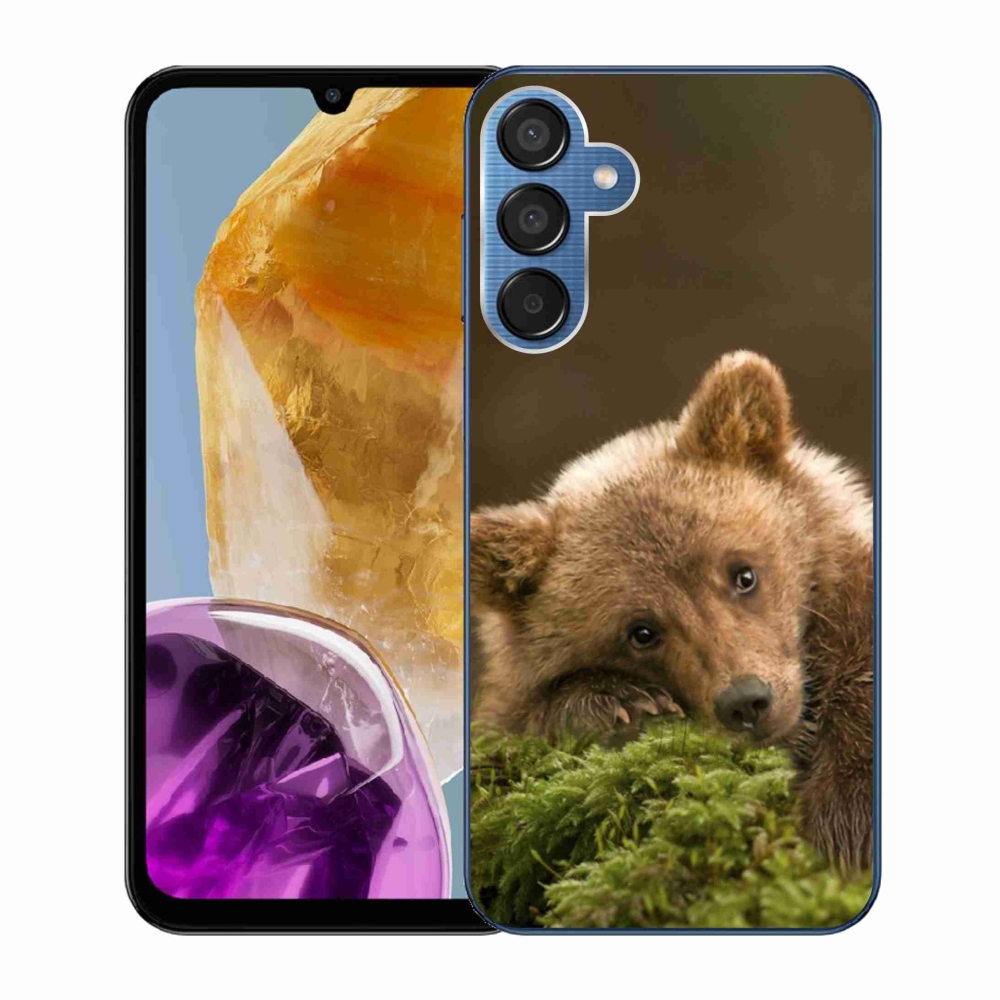Gél védőhuzat mmCase Samsung Galaxy M15 5G - medve