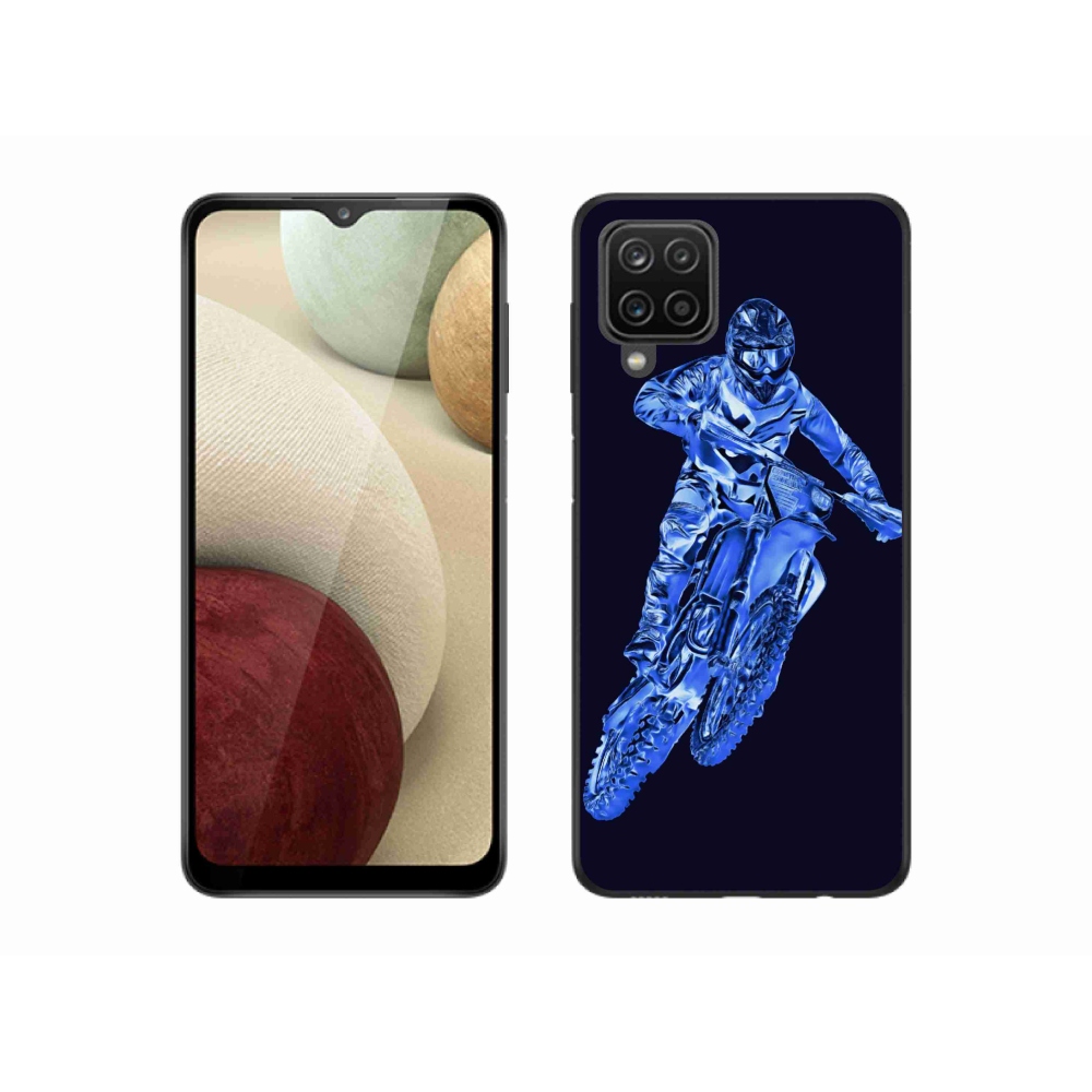 Zselés borítás mmCase Samsung Galaxy A12 - motocross 1