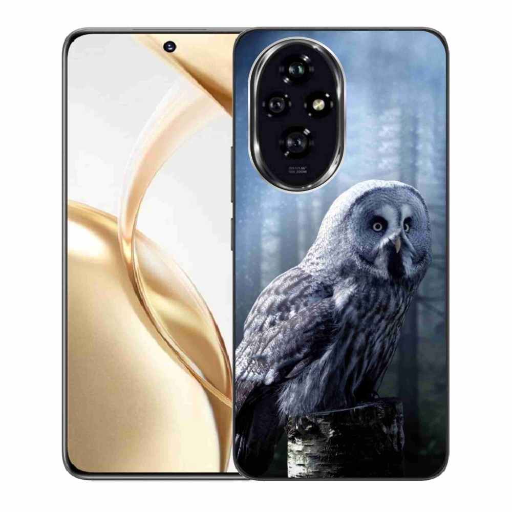 Zselés borító mmCase a Honor 200 5G készülékhez - bagoly