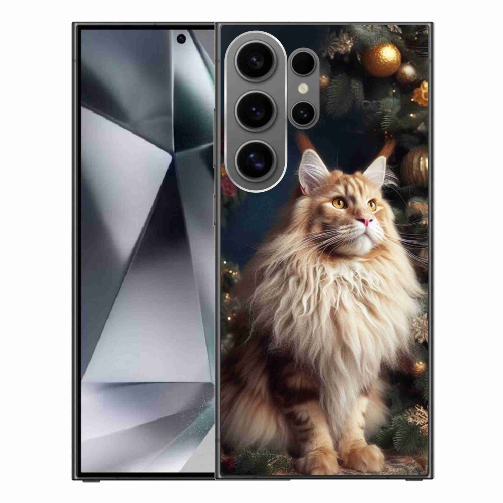 Zselés borítás mmCase Samsung Galaxy S24 Ultra - macska a fánál