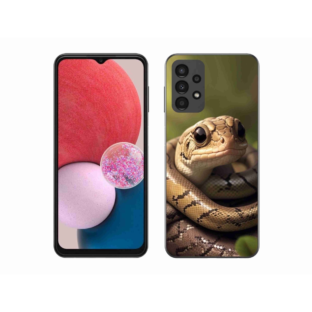 Gél védőburkolat mmCase Samsung Galaxy A13 4G - kígyó 1