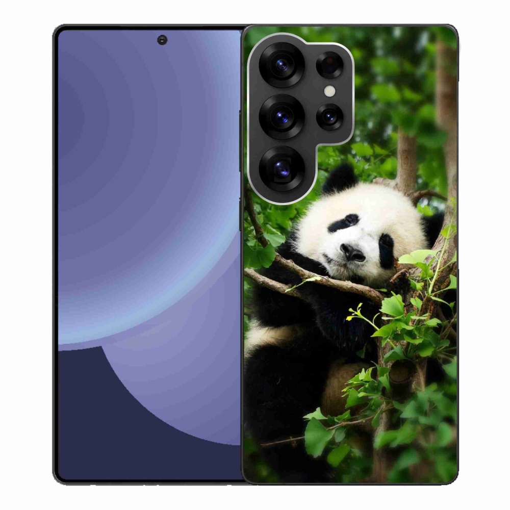 Gél védőhuzat mmCase Samsung Galaxy S25 Ultra készülékhez - panda