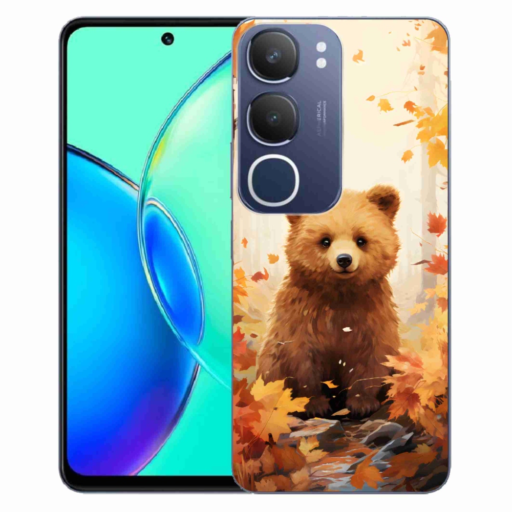 Gél borítás mmCase a Vivo Y19s készülékhez - medve az erdőben