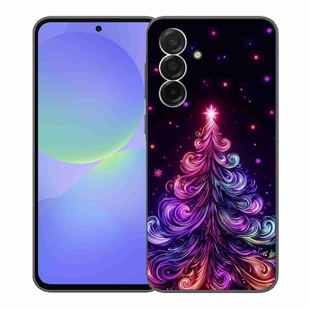 Gél borítás mmCase Samsung Galaxy A36 5G - neon karácsonyfa 1