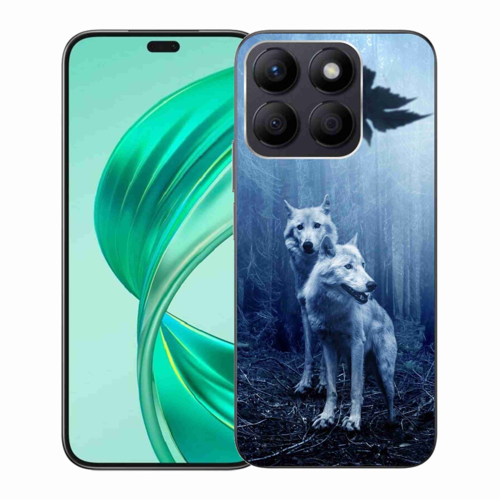 Zselés borítás mmCase a Honor X8b számára - farkasok az erdőben