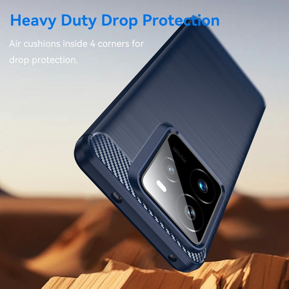 Szénálló zselés tok a Realme GT 7 Pro 5G készülékhez - kék