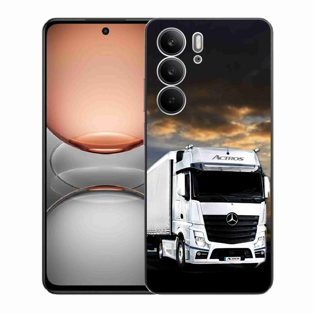 Gél borítás mmCase a Realme C75 készülékhez - teherautó