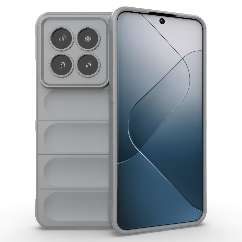 Rugg tartós zselés tok Xiaomi 14 Pro - világosszürke