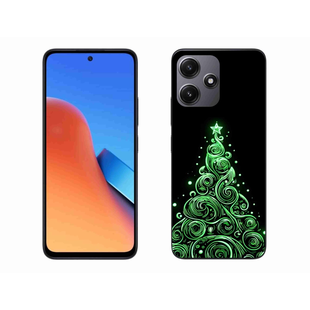 Gél borítás mmCase a Xiaomi Redmi 12 5G - neon karácsonyfa 3