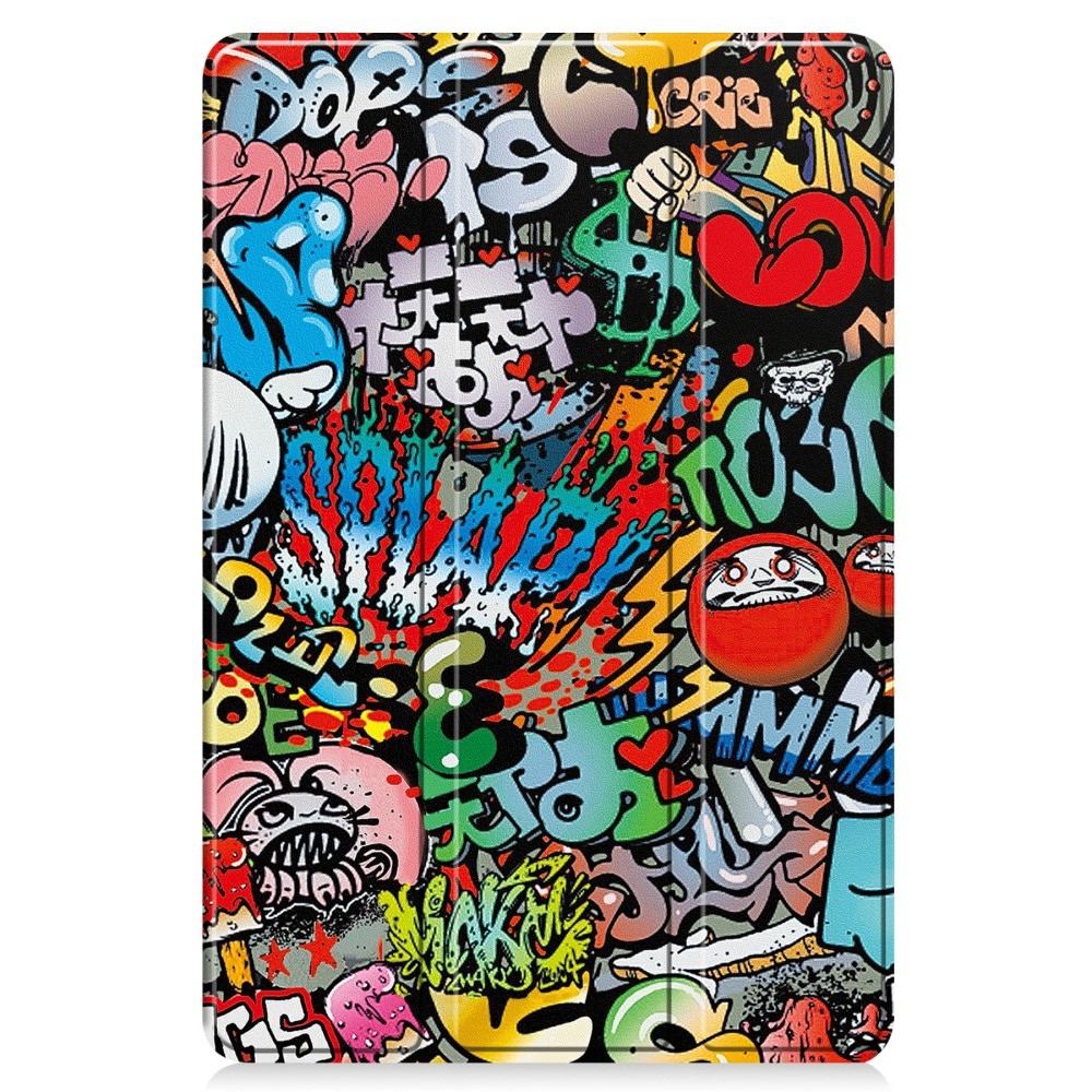 Nyomtatás intelligens záró tok a Xiaomi Redmi Pad SE-hez - graffiti