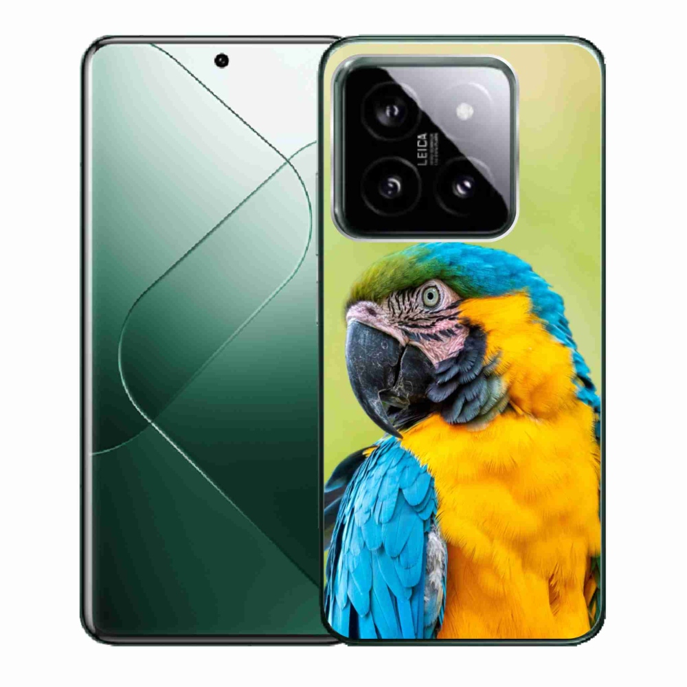 Gél tok mmCase a Xiaomi 14 - papagáj ara 2 számára