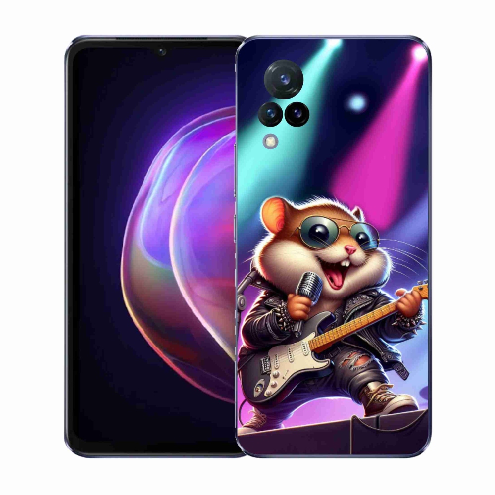 Gél borítás mmCase a Vivo V21 4G/5G készülékhez - hörcsög hintaló