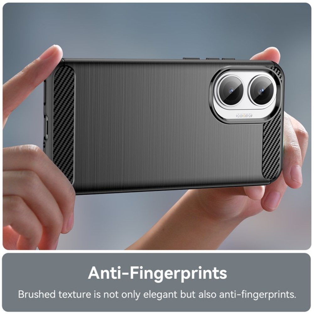 Szénálló gél tok a Xiaomi Poco F7 5G-hez - fekete