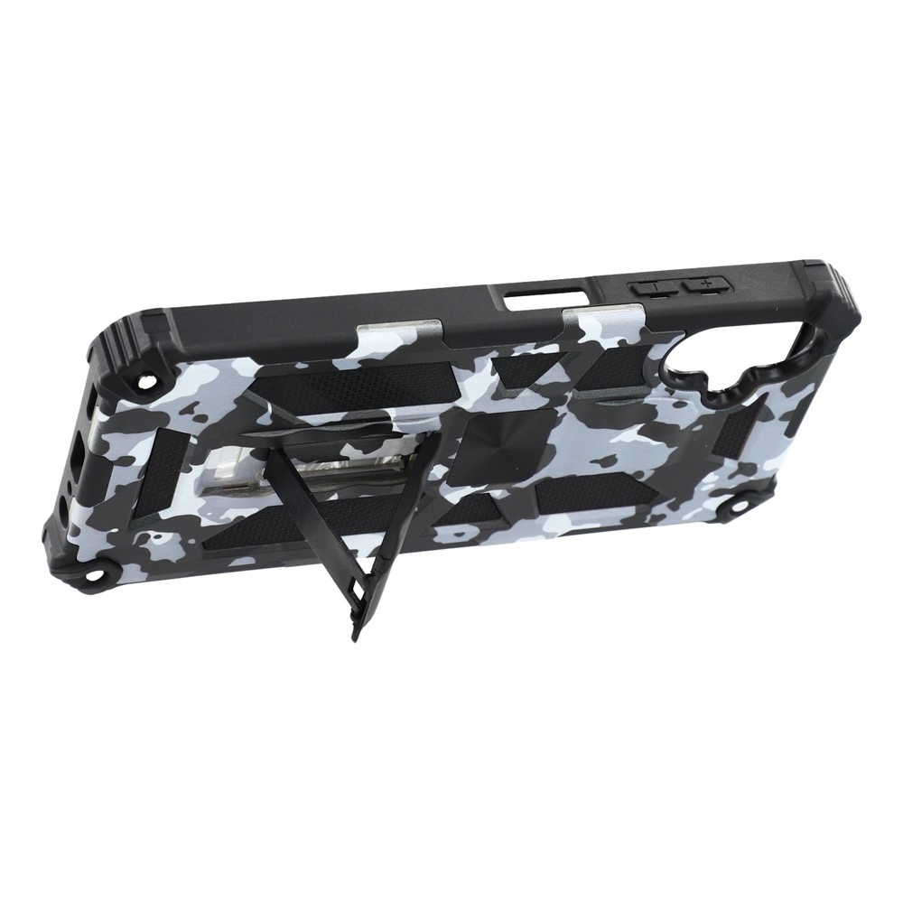 Camouflage tartós borító Samsung Galaxy A07 4G készülékhez - fekete