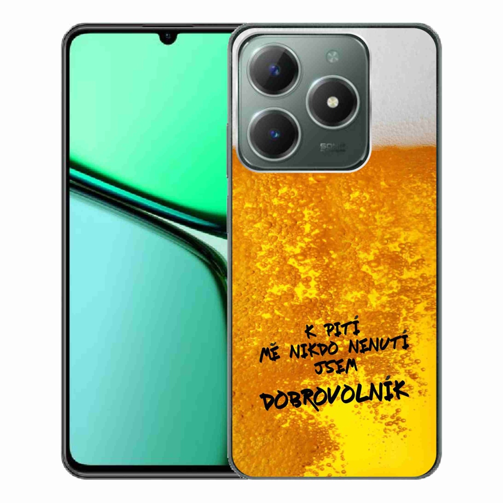 Zselés borítás mmCase a Realme C61 készülékhez - sör motívum 4