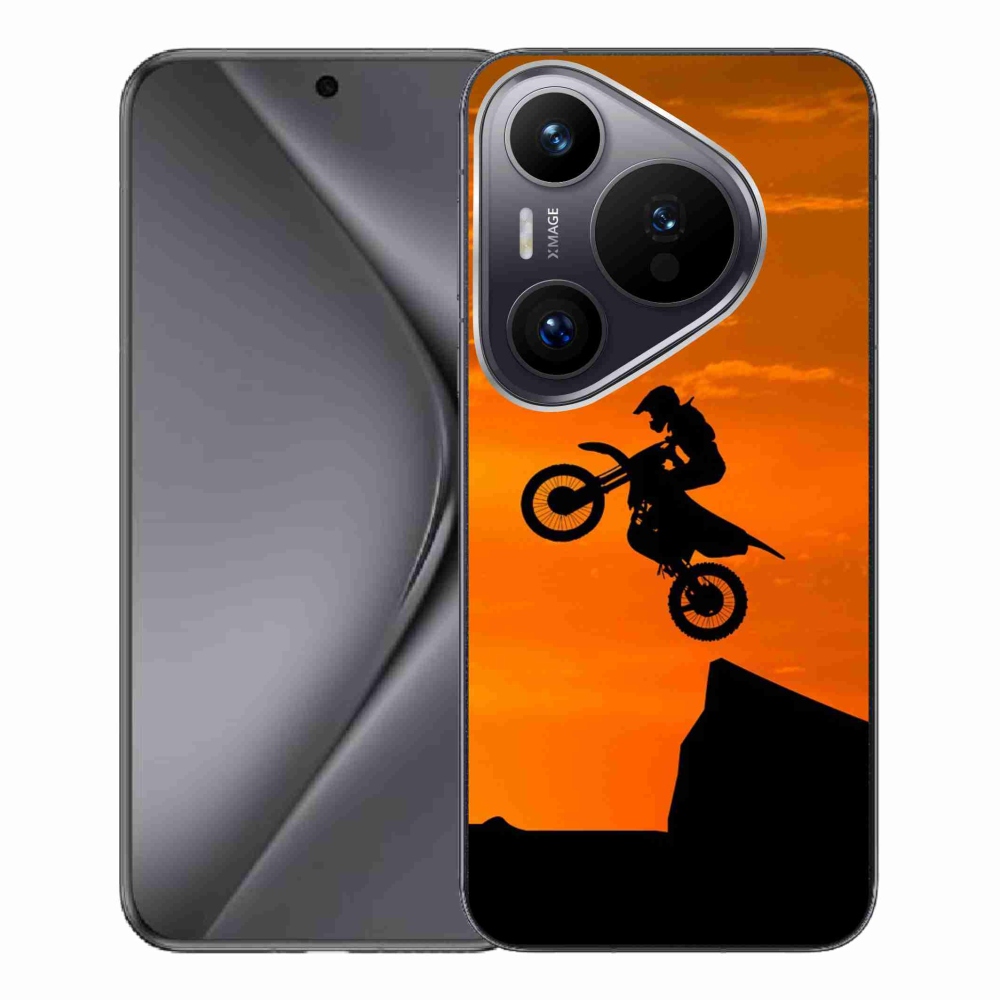 Zselés borítás mmCase a Huawei Pura 70 Pro számára - motocross