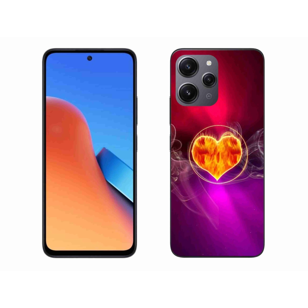 Gél borítás mmCase a Xiaomi Redmi 12-hez - tüzes szív