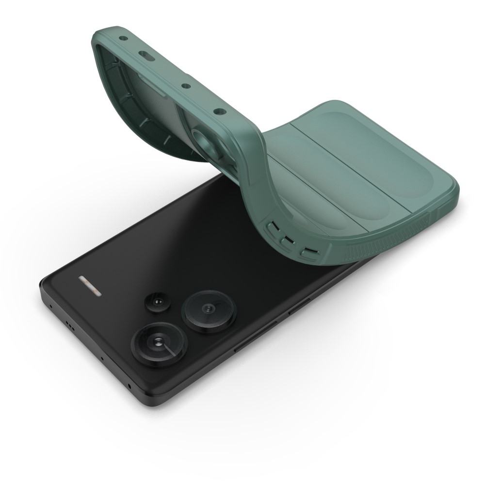 Rugg tartós zselés tok Xiaomi Redmi Note 13 Pro+ 5G - zöld