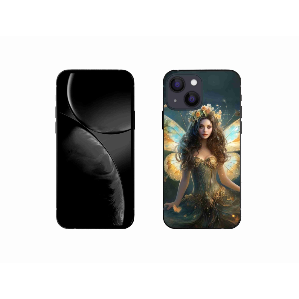 Gél borítás mmCase iPhone 13 mini 5.4 - pillangó nőhöz