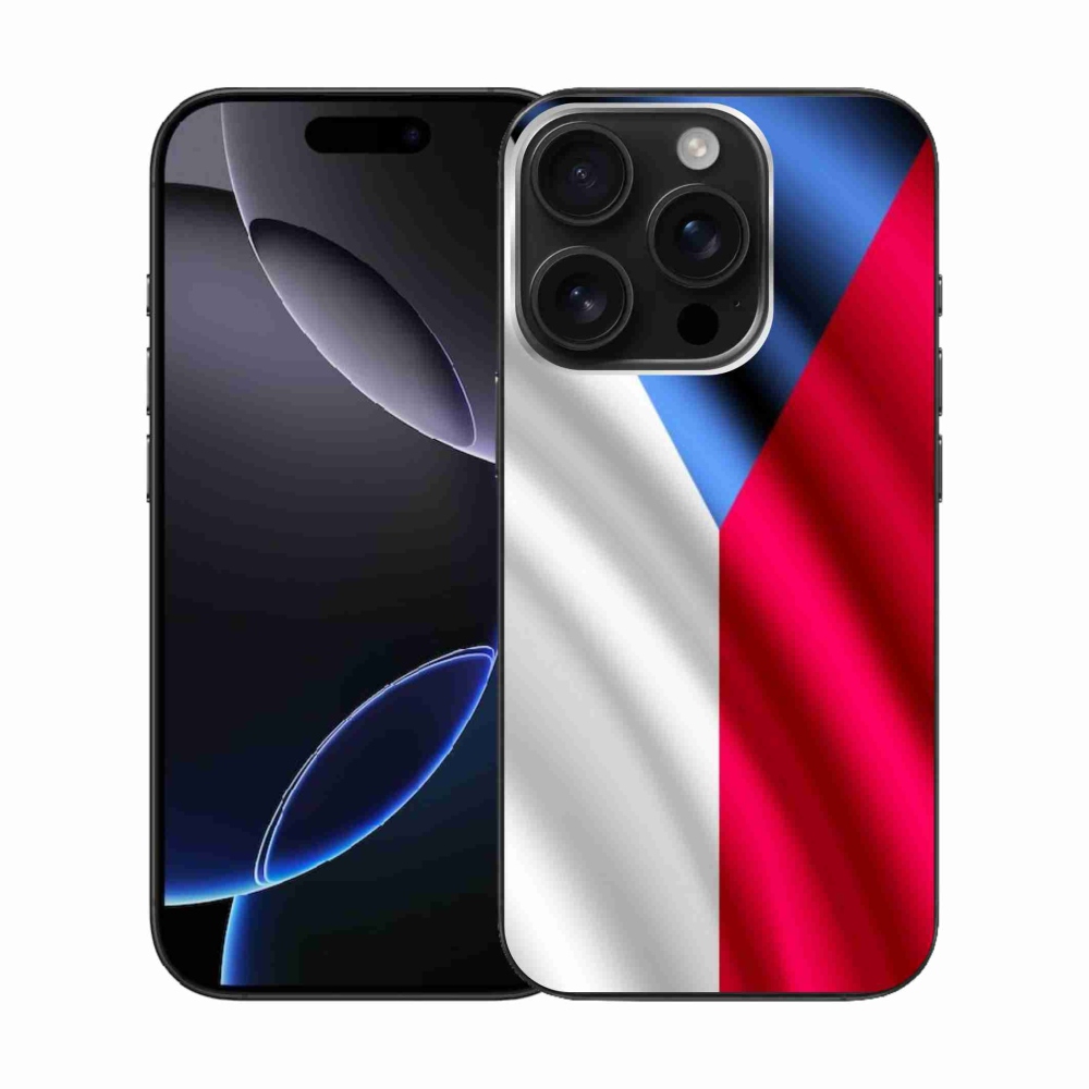 Zselés borítás mmCase iPhone 16 Pro készülékhez - cseh zászló