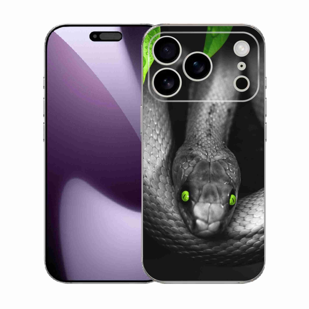 Gél védőburkolat mmCase iPhone 17 Pro készülékhez - kígyó