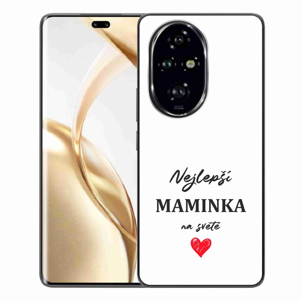 Gél borító mmCase a Honor 200 Pro 5G számára - Best Mom 1 fehér háttér