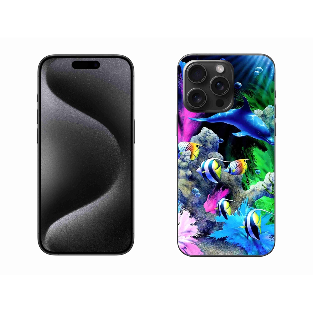 Gél tok mmCase iPhone 15 Pro Max készülékhez - Sea World