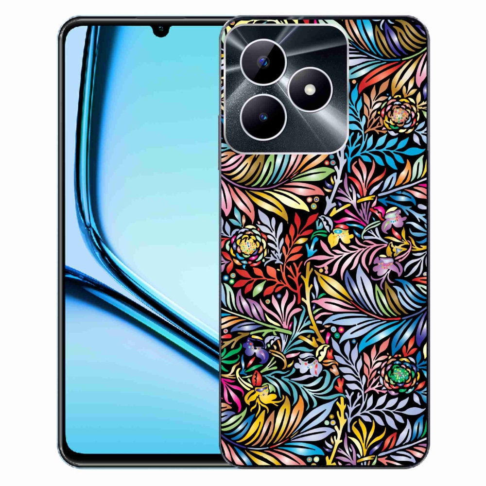 Zselés borító mmCase a Realme Note 50 készülékhez - Virágok 5