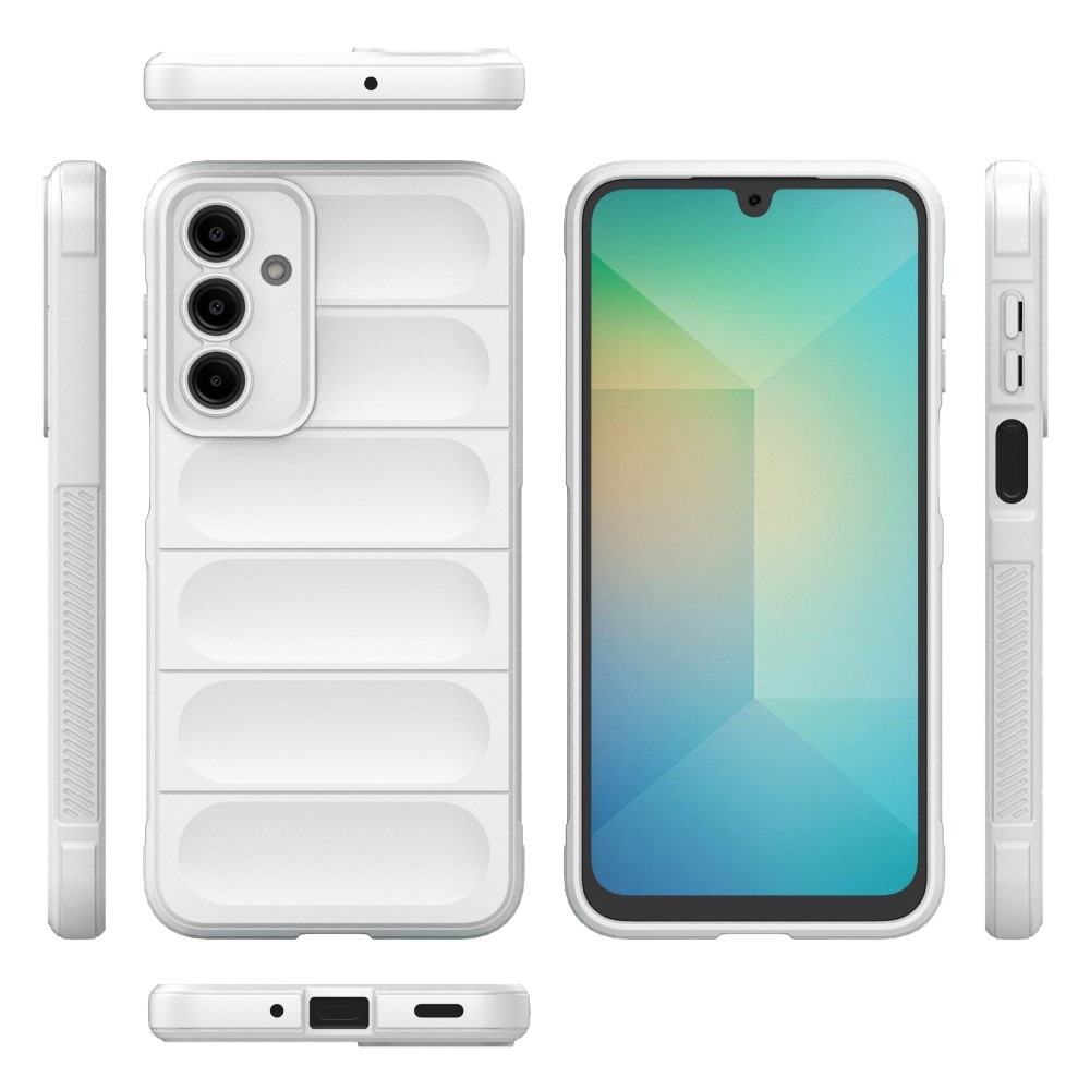 Rugg tartós zselés tok Samsung Galaxy A16 4G/5G készülékhez - fehér