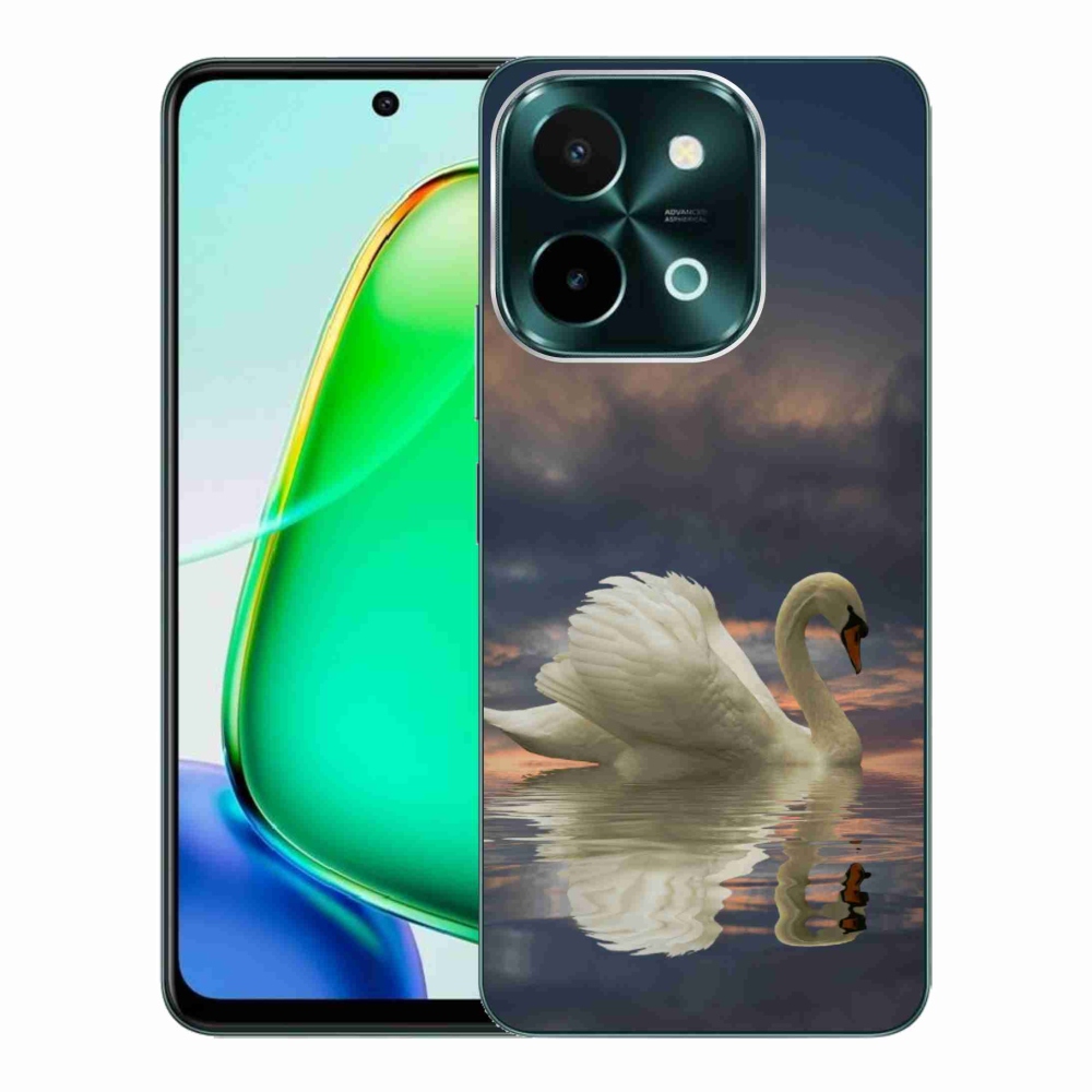 Zselés borítás mmCase a Vivo Y28-hoz - hattyú