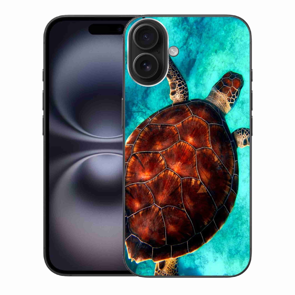 Zselés borítás mmCase iPhone 16 Plus készülékhez - teknősbéka