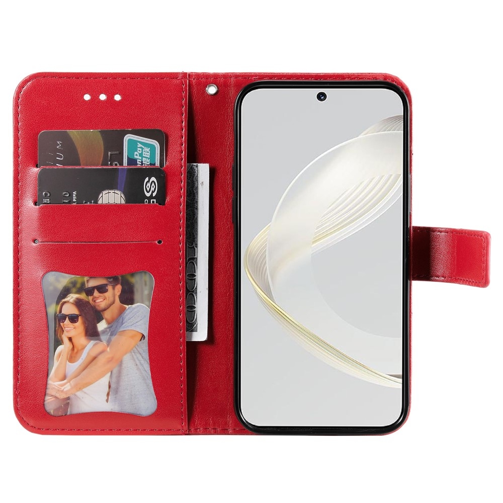 Mandala könyv tok Huawei Nova 11-hez - piros