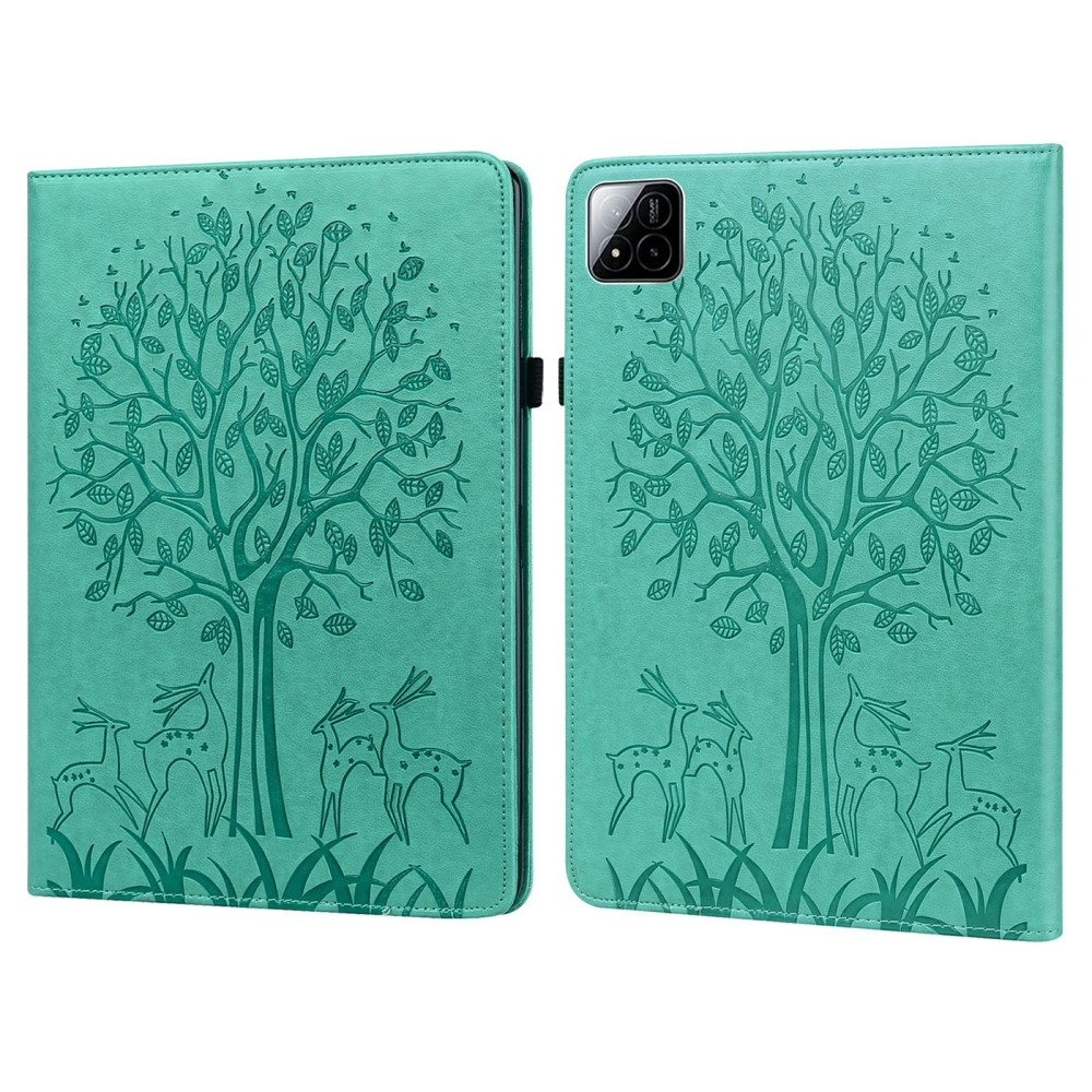 Fa záró tok Xiaomi Pad 7/7 Pro táblagéphez - kék-zöld