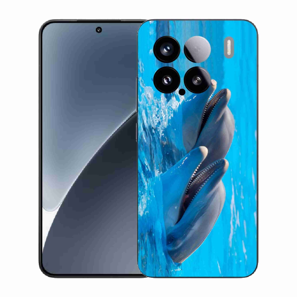 Gél borító mmCase a Xiaomi 15 - delfinek számára