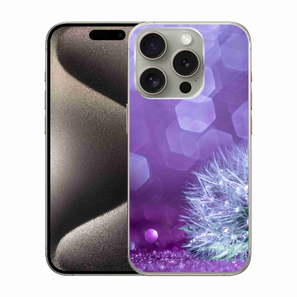 Zselés borítás mmCase iPhone 15 Pro készülékhez - pitypang 2