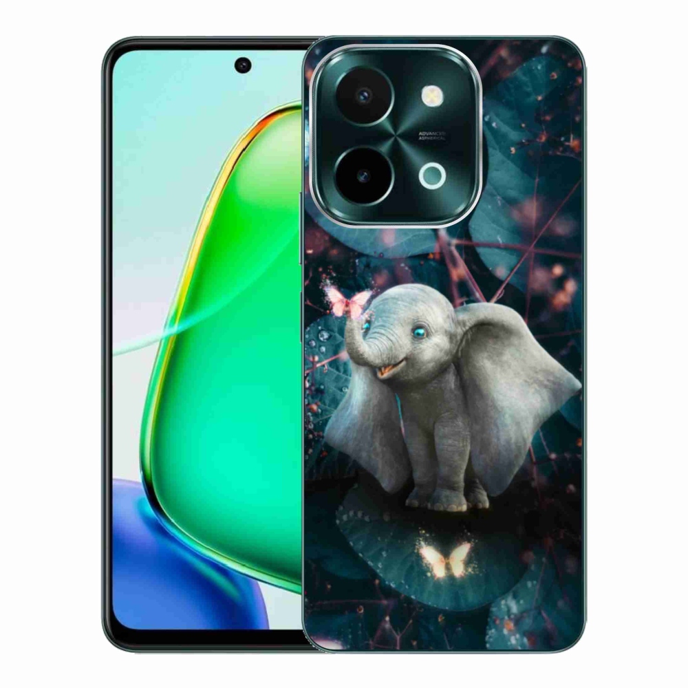 Gél borító mmCase a Vivo Y28-hoz - aranyos elefánt