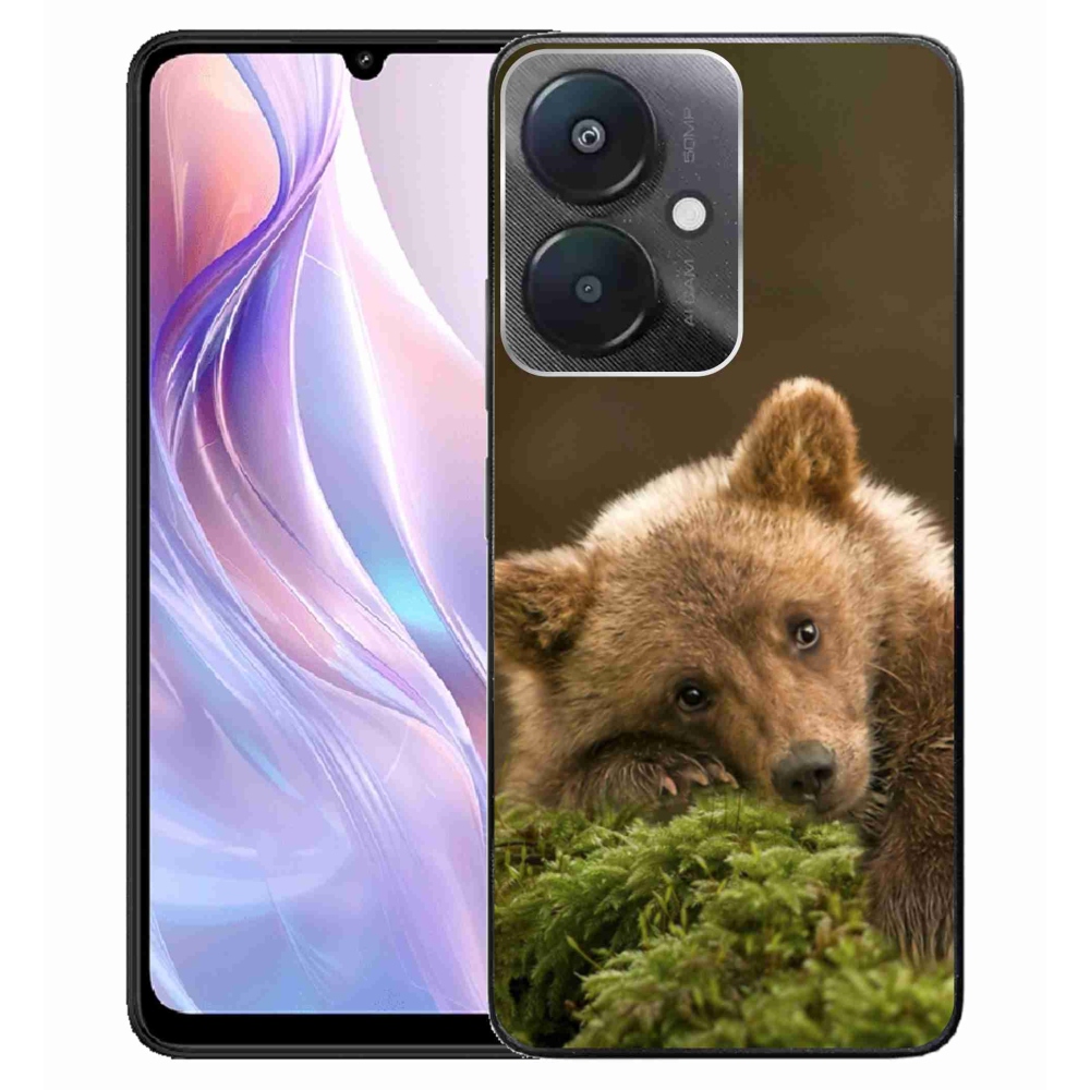 Gél borítás mmCase a Xiaomi Redmi 13C 5G-hez - medve