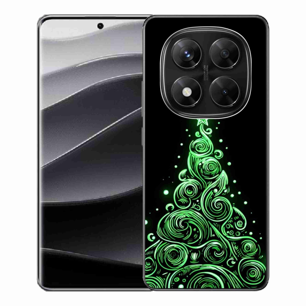 Gél borítás mmCase a Xiaomi Redmi Note 14 Pro 5G/Poco X7 5G - neon karácsonyfa 3