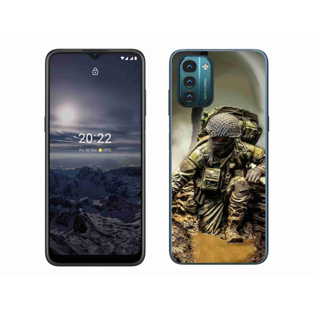 Zselés borítás mmCase a Nokia G11/G21 készülékhez - katona