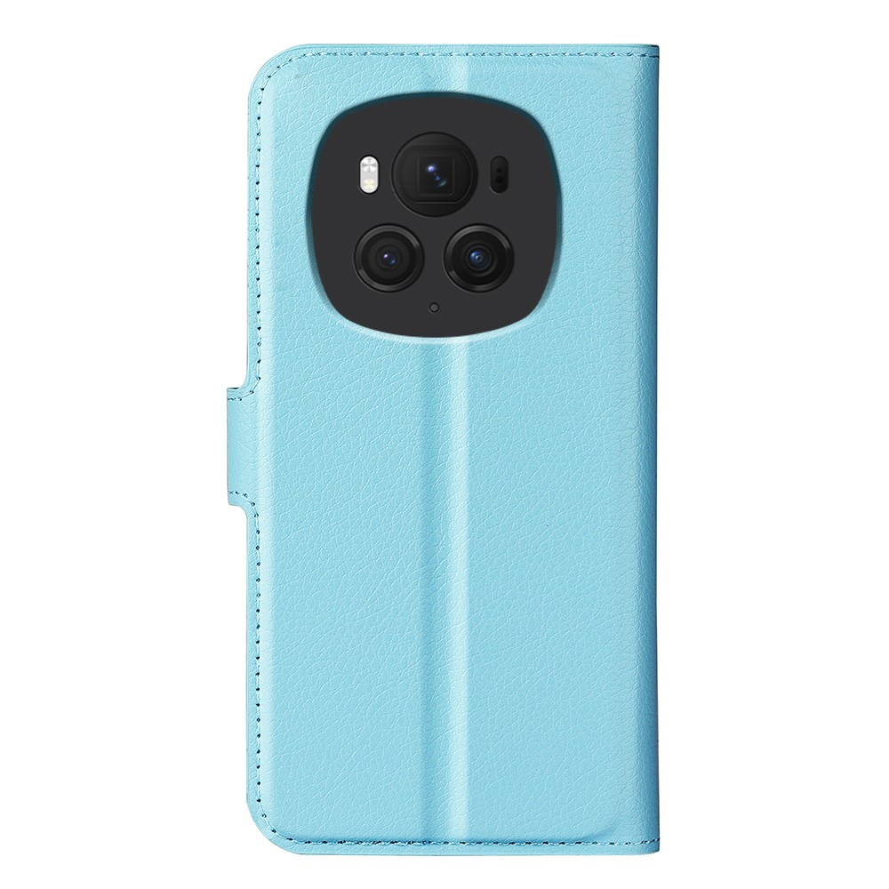 Litchi könyv tok a Honor Magic 6 Pro 5G készülékhez - kék