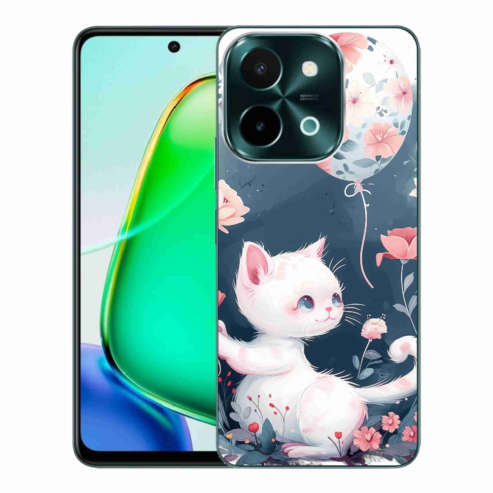 Zselés borítás mmCase a Vivo Y28-hoz - cica ballonnal