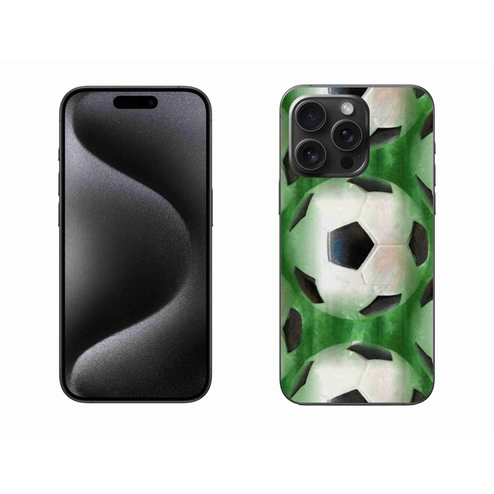 Gél borítás mmCase iPhone 15 Pro Max készülékhez - focilabda