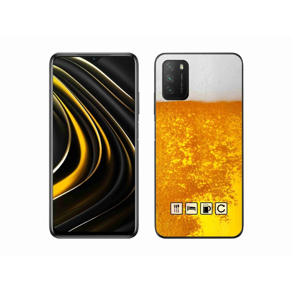 Gél borítás mmCase a Xiaomi Poco M3-hoz - sör motívum 3