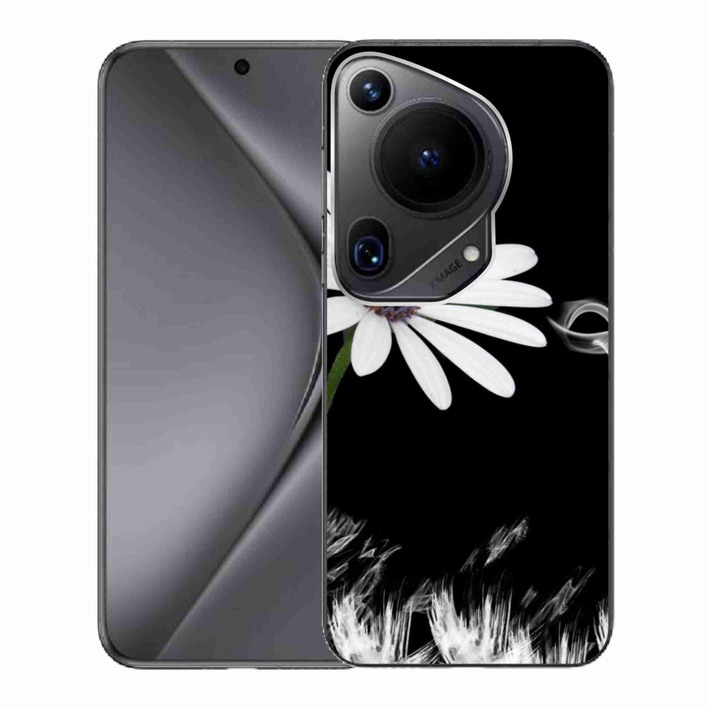 Zselés borítás mmCase a Huawei Pura 70 Ultra készülékhez - fehér virág