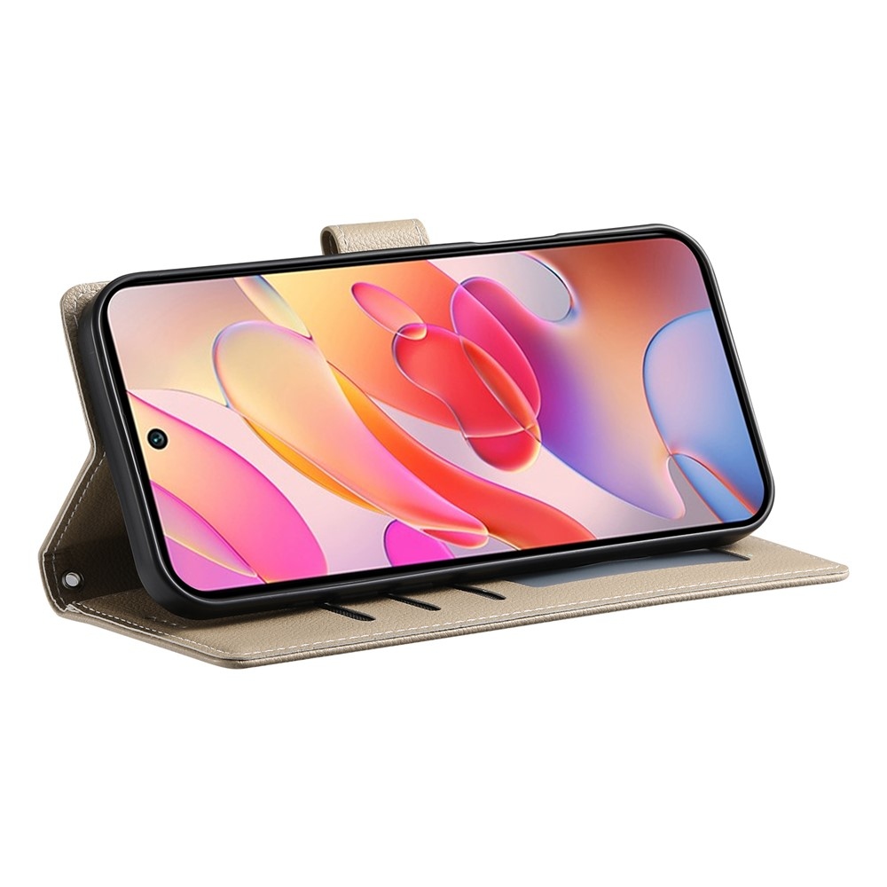 Snap book tok Samsung Galaxy A17 4G/5G készülékhez - bézs színű